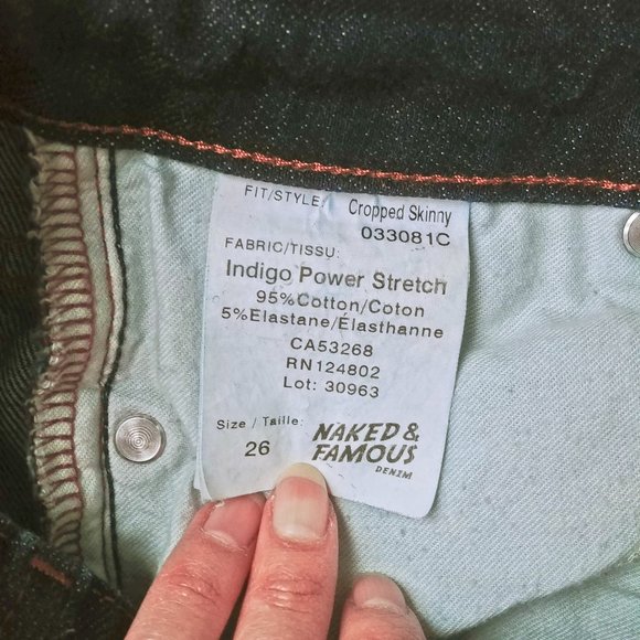 Naked & Famous Denim: Cropped Skinny - Picture 4 of 4